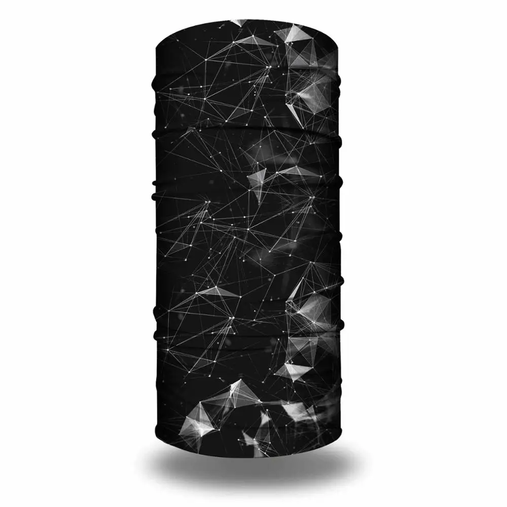 Открытый Волшебный шарф с цифровой печатью Праздничная маска головная посуда