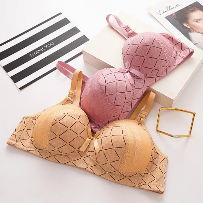 Женский бюстгальтер пуш-ап большого размера нижнее белье Мягкий Бесшовный без