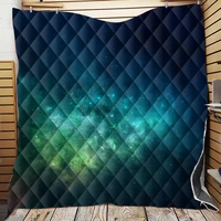 starry sky printed home cover quilt queen size kids adult blankets for beds soft sofa outdoor warm camping quilt home decor