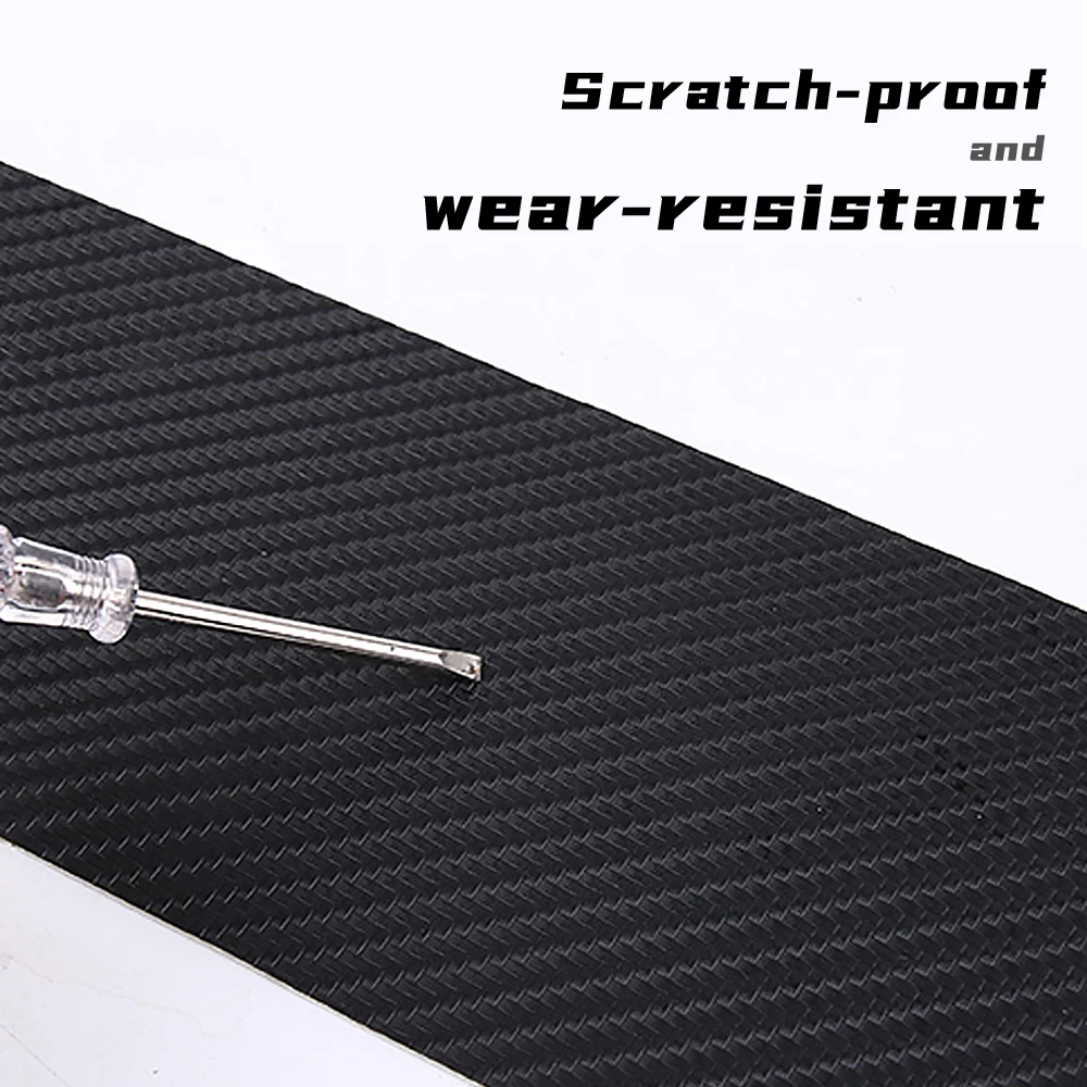 For Volkswagen VW CADDY Scirocco CC GOLF Accessories 4Pcs Car Styling Carbon fiber Door Threshold Plate Protector Stickers | Автомобили и