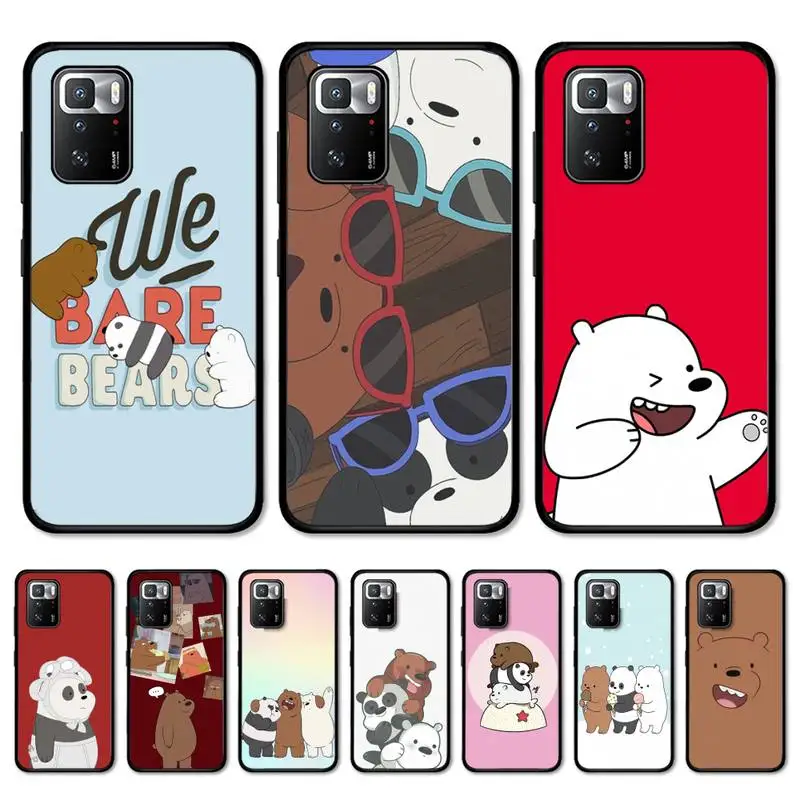 

Three little bears Phone Case For Redmi Note 10 9 8 6 Pro 8T 5A 4X X 5 Plus 7 7A 9A K20 Cover