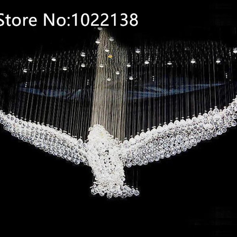 Новые Орлы Дизайн Роскошные Современные хрустальные люстры блеск зал