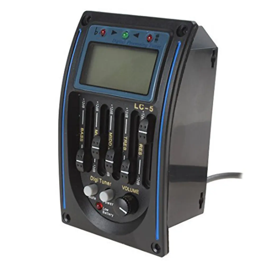 5 полосный LC с микро телефон Акустическая гитара пикап гитары EQ предусилитель