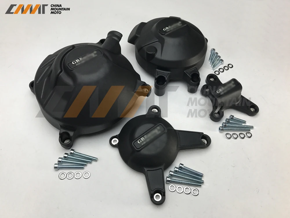 Мотоцикл крышка двигателя Защита Чехол для ГБ гоночный YAMAHA MT 09 FZ 2014 2019|Накладки и