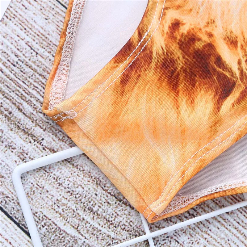 Купальный костюм для маленьких девочек с 3D-принтом кошки собаки мышки детский