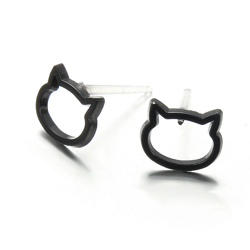 18/36 пара пластиковых сережек-гвоздиков полые геометрические золотые и