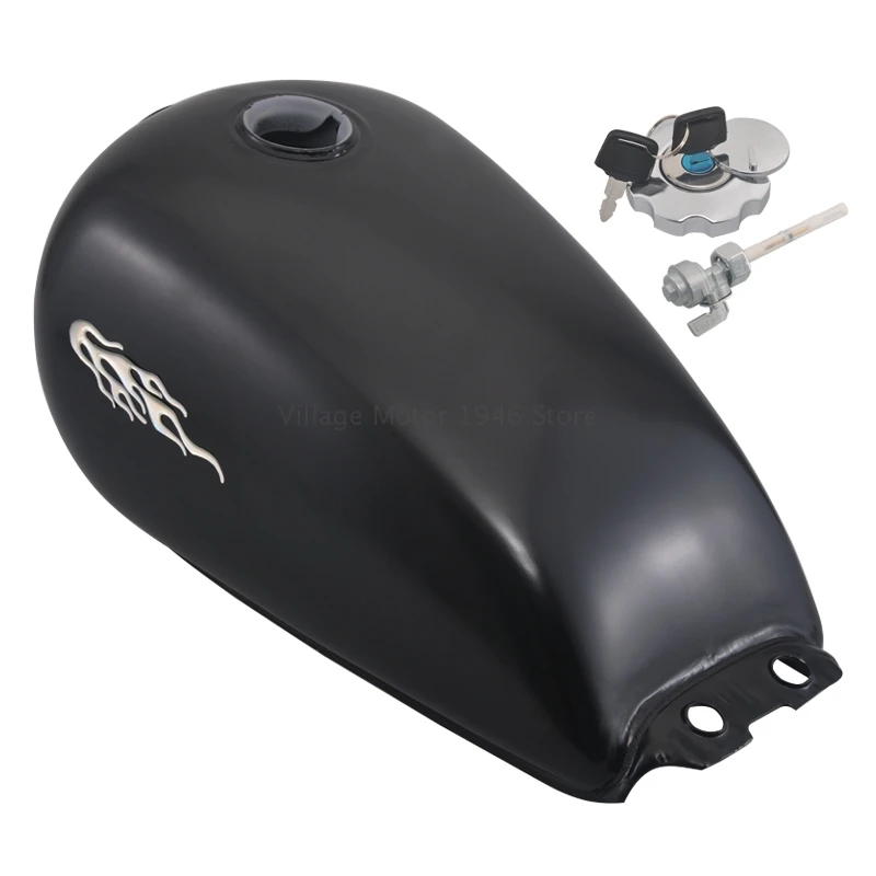 Винтажный металлический масляный бокс для мотоцикла 9л/2 4 галлонов топливного