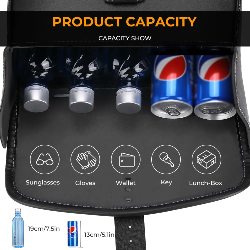 Мотоциклетная кожаная сумка для багажа Боковая Сумка SWINGARM Sportster XL 883 1200 Iron Dyna Softail