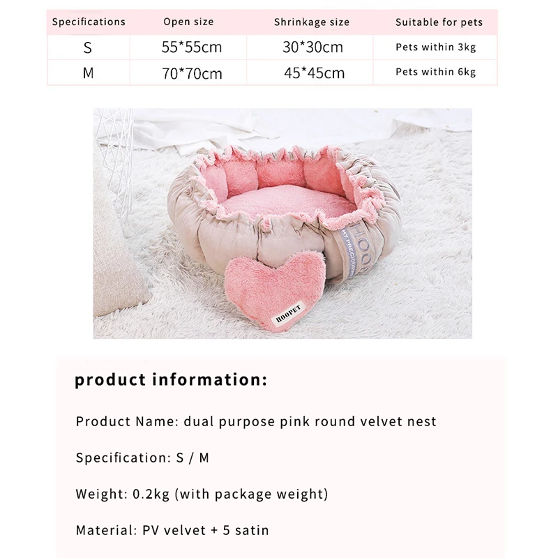 

Winter Pet Cat Bed House Warm Cat Sleeping Bag Soft Cozy Kennel Fluffy Sofa Blanket Mat for Small Large Dogs Cats Pet Supplies