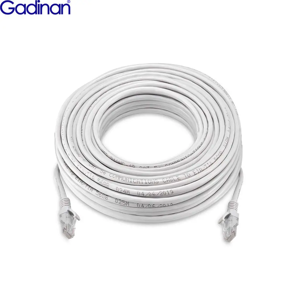 Сетевой Ethernet-Кабель Gadinan CAT5 Cat5e RJ45 кабель для подключения к сети Ethernet 50 м 30 20 10
