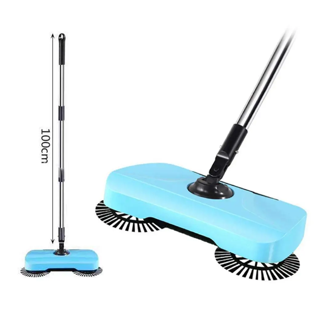 Durable Practical 360 Degree Rotation Handheld Blue Sweeper Home Cleaning 100cm/39.4inch Tool | Дом и сад