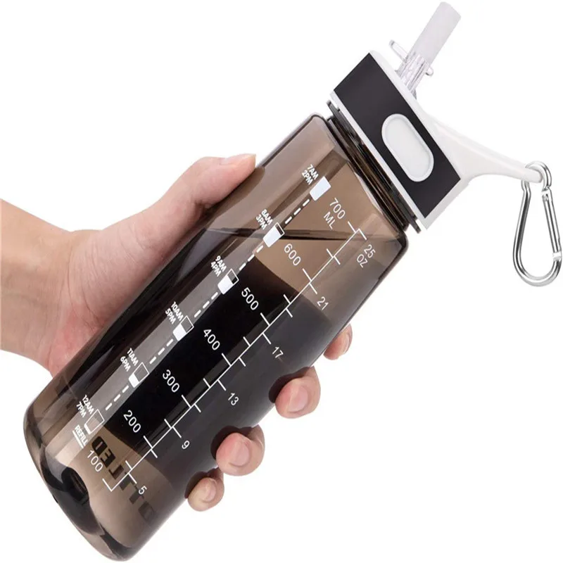 

Outdoor Sports Water Bottle 800ML Portable Leak-proof Shaker My Bottles Tritan Plastic Kettle Outdoor Tour Gym nkware BPA Free