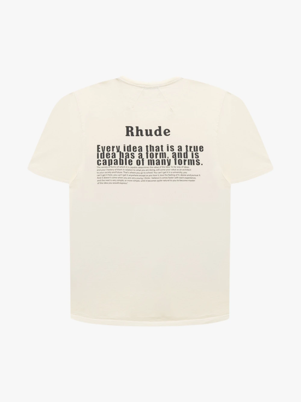 

RHUDE 21SS FALLING FOR YOU TEE Falling Short Sleeve T-Shirt Black Beige S M L XL