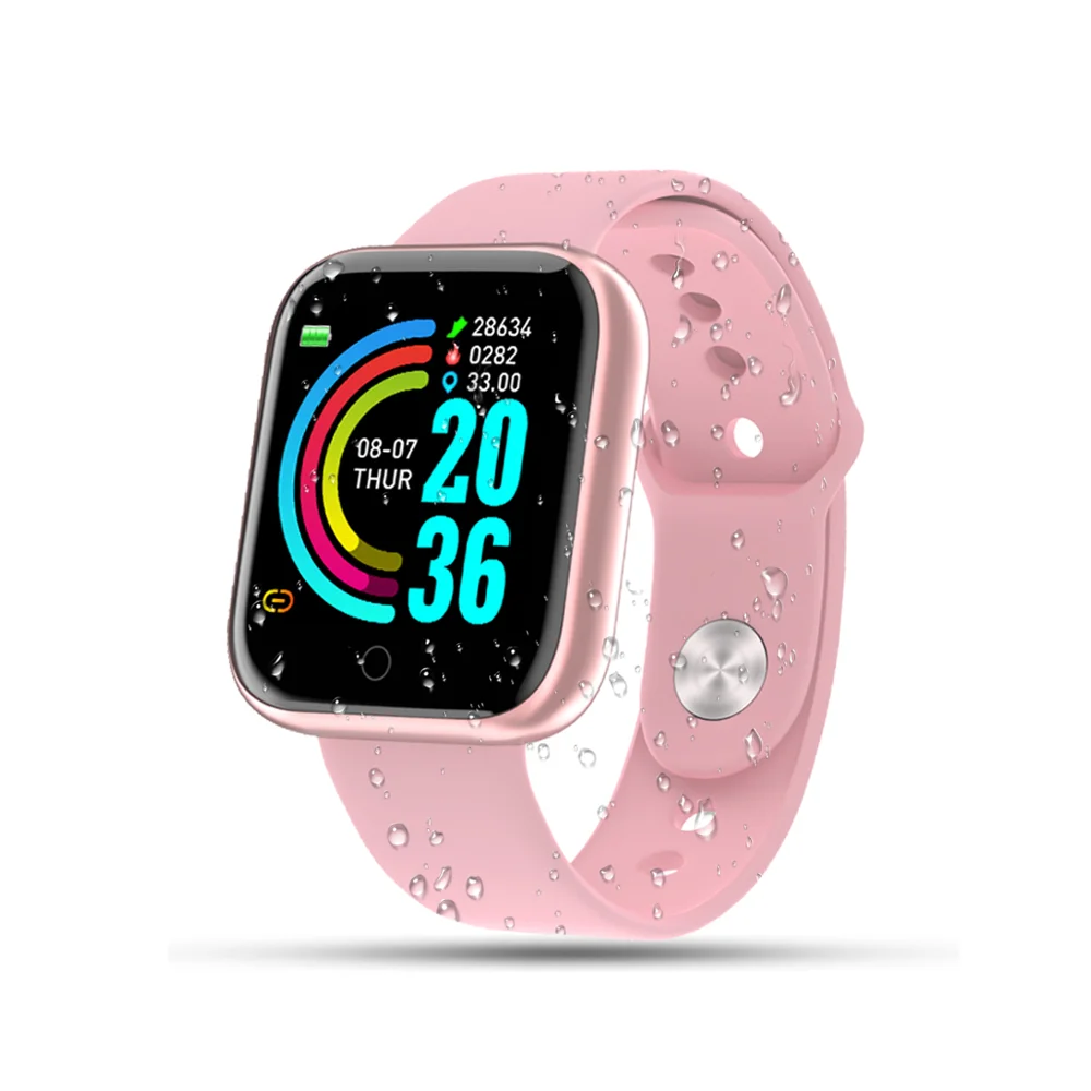 Смарт часы Y68 для мужчин и женщин спортивный фитнес трекер Bluetooth пульсометр смарт