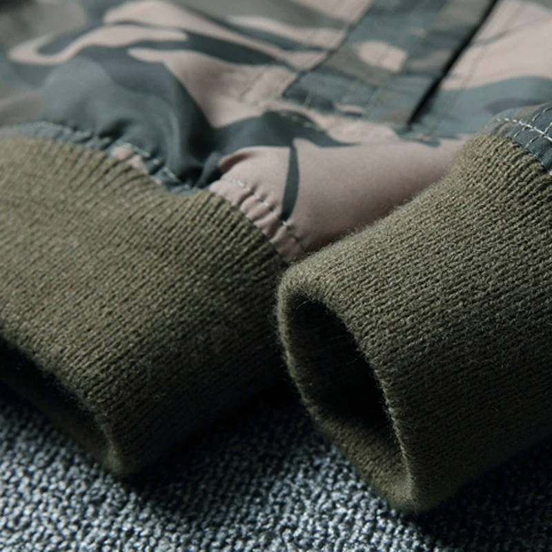 Мужская хлопковая куртка в американском стиле брендовая камуфляжная