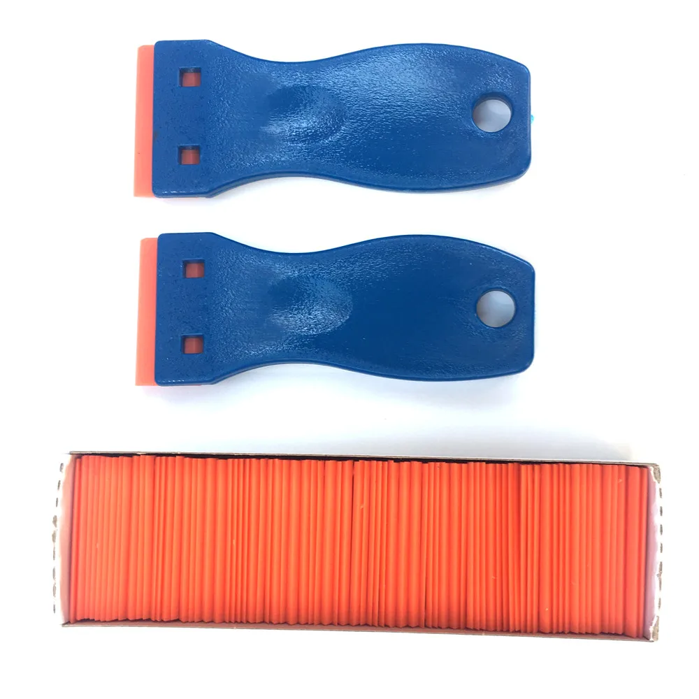 Автомобильные аксессуары 100 шт. пластиковые лезвия для бритвы углеродное волокно