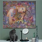 5D алмазная живопись для творчества, красивые женщины, полноцветная квадратная круглая вышивка из камня, вышивка крестиком, мозаика для декора гостиной