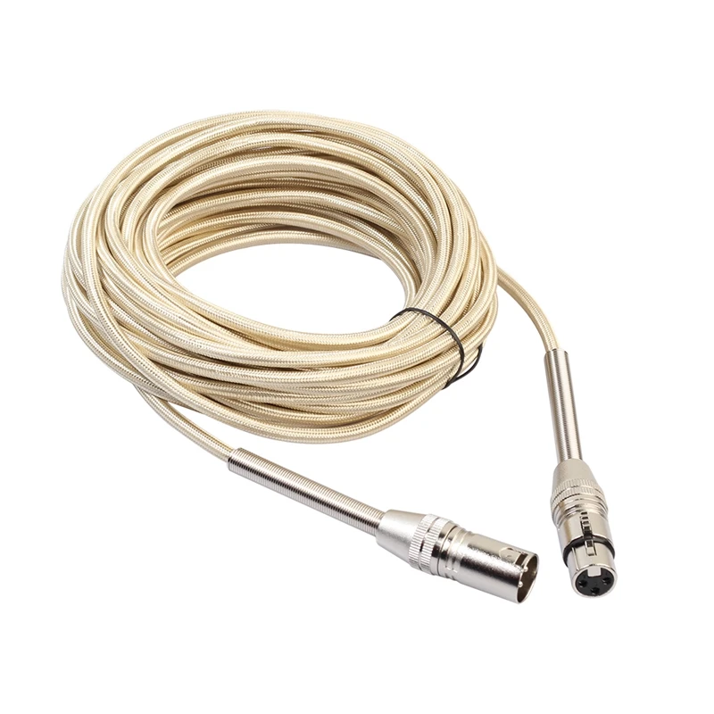 

XLR Cable Nylon Braided XLR Male To Female,Microphone Cable 3 Pin Balanced XLR Cable For Speakers Microphones