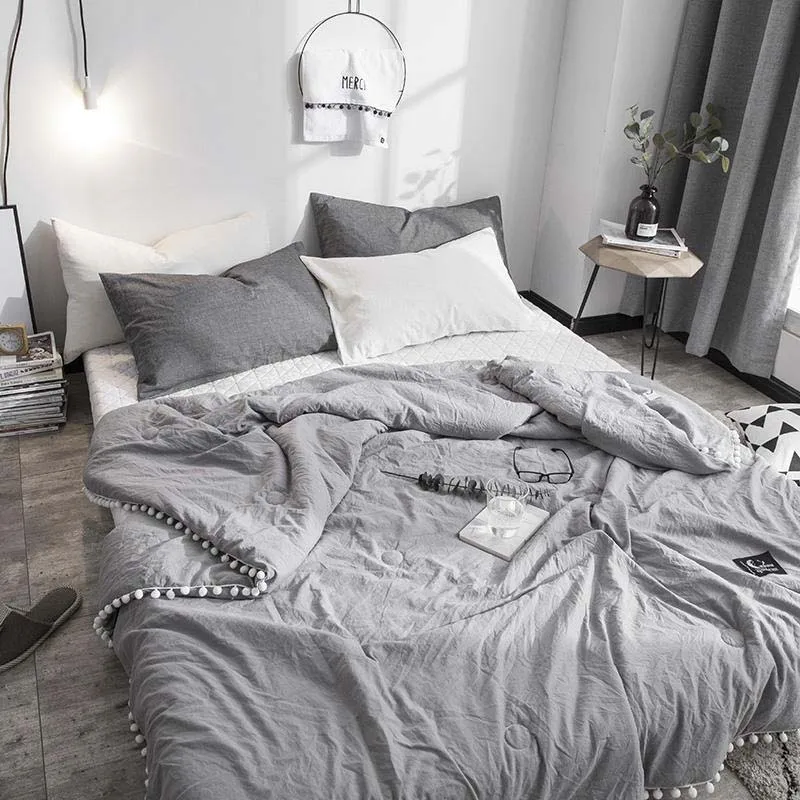 Моющиеся летние одеяла с мячом дышащие легкие Одеяла для кровати дивана