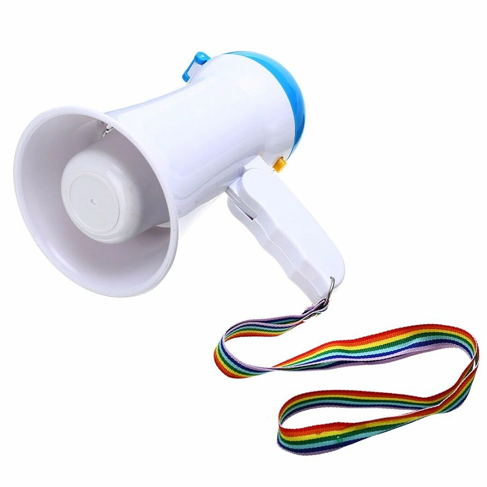 Портативный 5 Вт мини складной мегафон микрофон Bullhorn динамик усилитель подходит