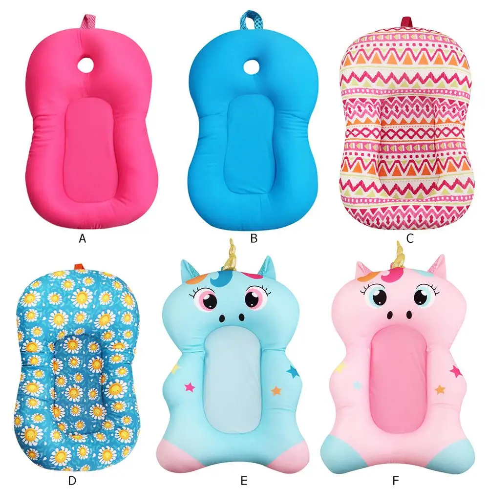 

Baby Non Slip Bathtub Pad Portable Soft Comfortable Bath Pad Newborn Bath Safety Care Tools Baby Safety Seat Cushion