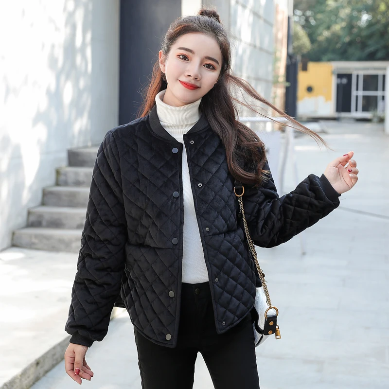 

Puffer Jacket Women's 2020 New Short Autumn and Winter Internet Celebrity Cotton-Padded Clothes Korean Style Loose-Fitting