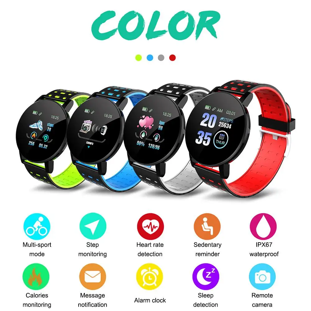 

Sports Smart Watch Heart Rate Smart Bracelet With High-definition Touch Screen IP67 Waterproof Fitness Multi-sport Watch