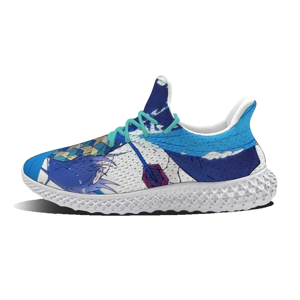 

Spring 2021 Tomioka Giyuu Anime pattern Flat lace-up running shoes