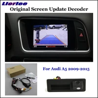 hd front rear view camera for audi a5 s5 8t f5 2010 2020 car backup reverse parking cam decoder accessories