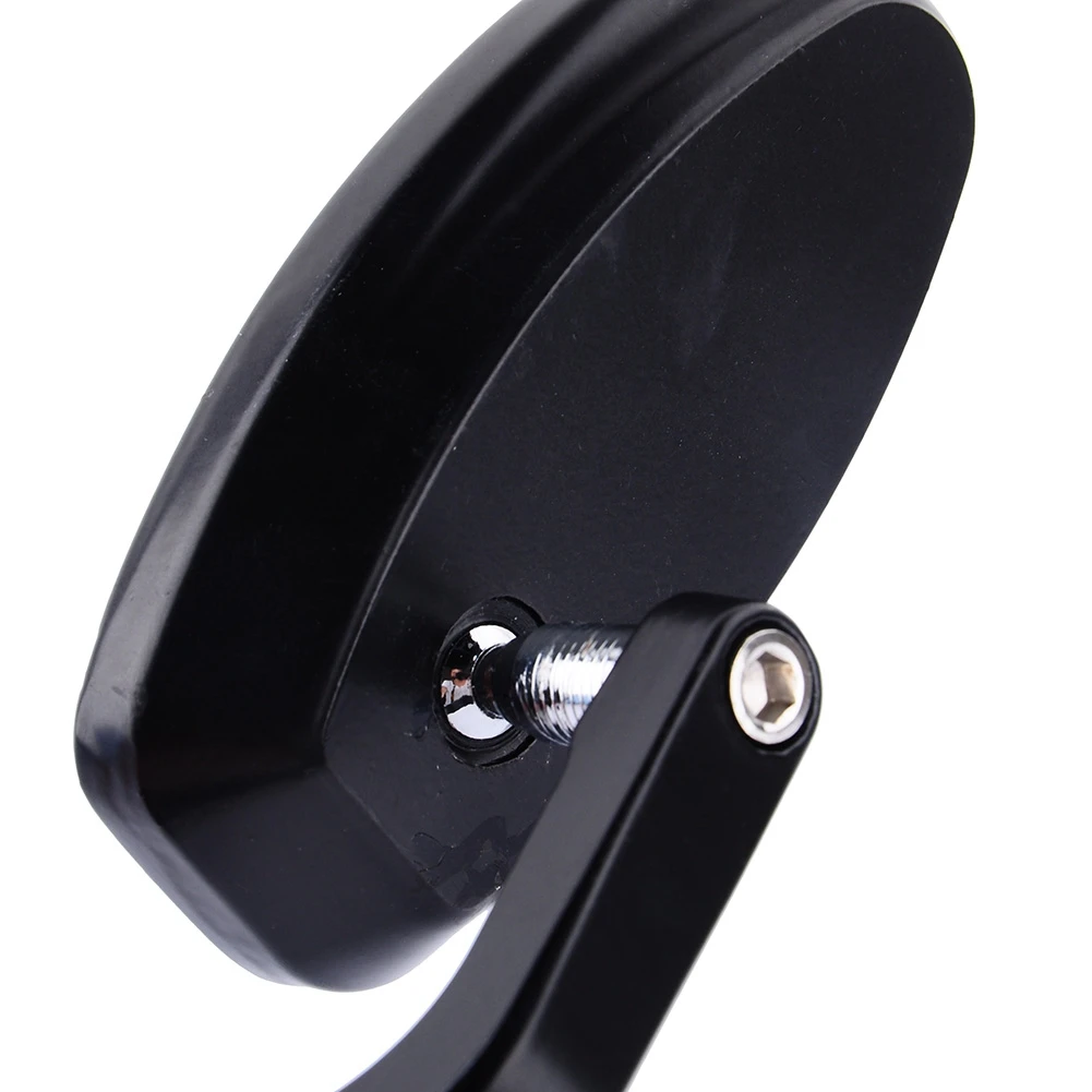 1 Pair 7/8" Motorbike Handle Bar End Rear View Mirrors Black Motorcycle Sale Price |