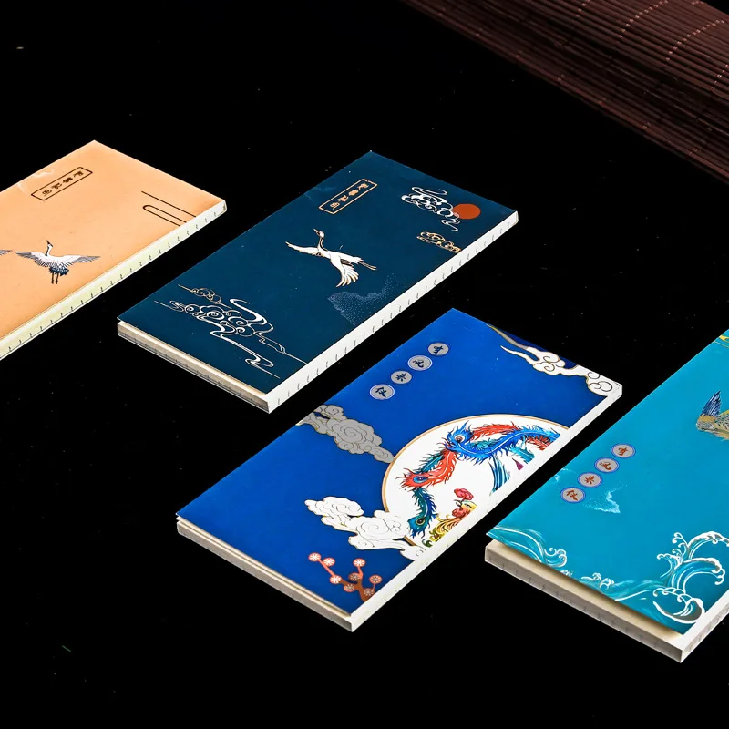 48 шт./компл. Винтаж Блокнот кран Феникс Творческий китайские стили работы