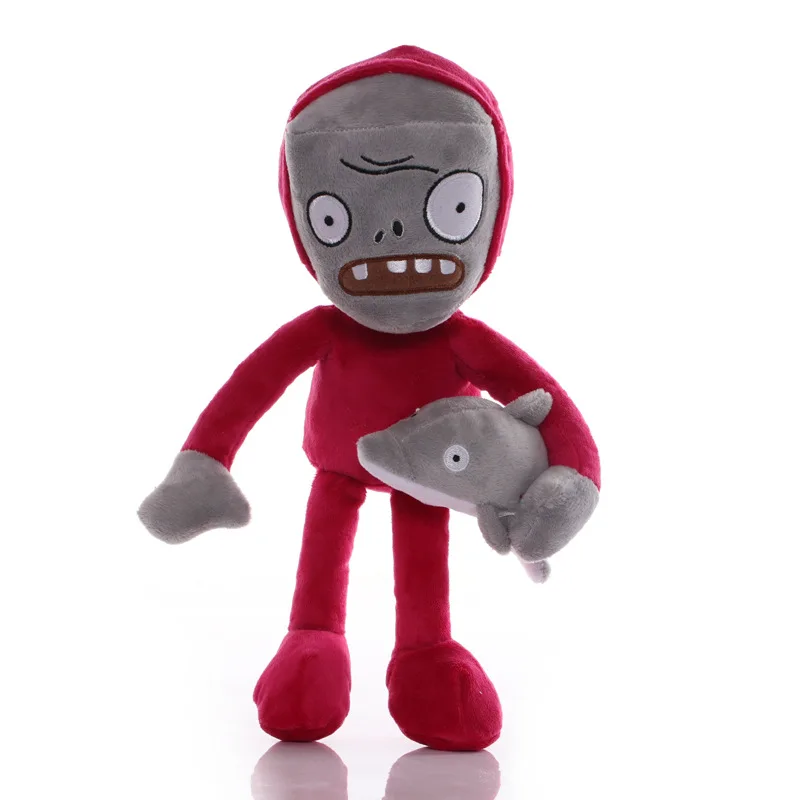30 см с изображением героев Plants vs Zombies Дельфин Rider плюшевый зомби игрушки мягкие