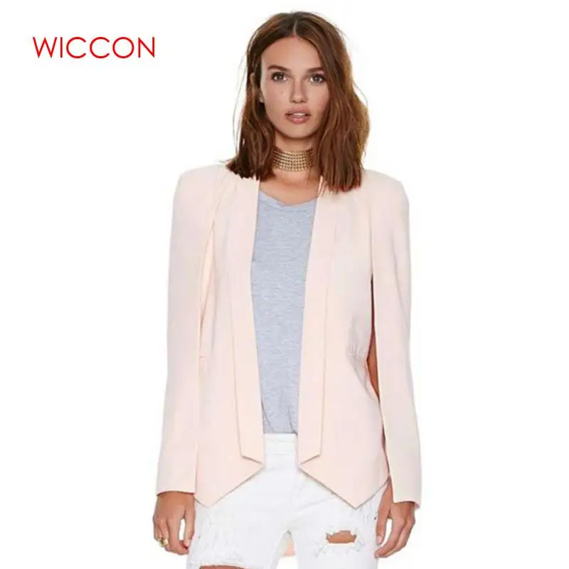 2020 модная женская куртка с длинным рукавом и отворотом OL крутая плащ