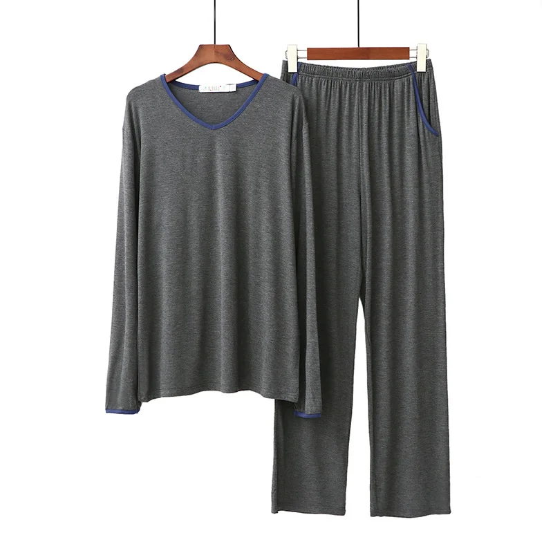 

Пижама Мужская на весну и осень, удобная повседневная домашняя одежда S2022, Модальные пижамные штаны, Мужская одежда, брюки с длинным рукавом ...