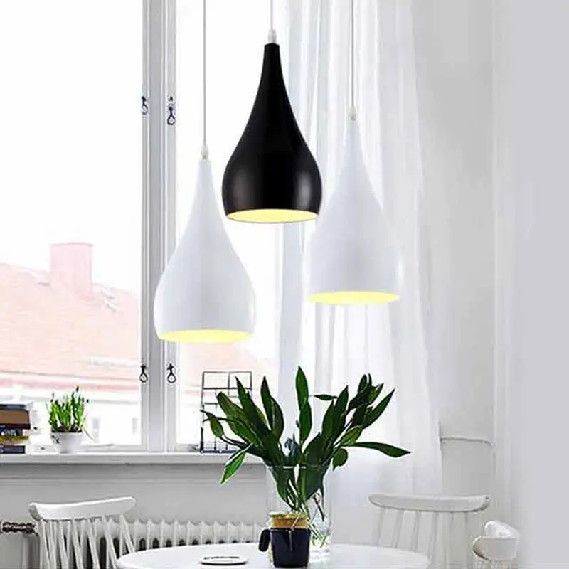 Скандинавские подвесные светильники современный дизайн столовой кухни