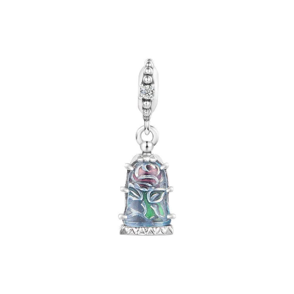 

S925 Sterling Jewelry Christmas Chain Bracelets Winter Beads Charm Friends 100% Real Silver 2021 Trend Logo Dangle Pendant
