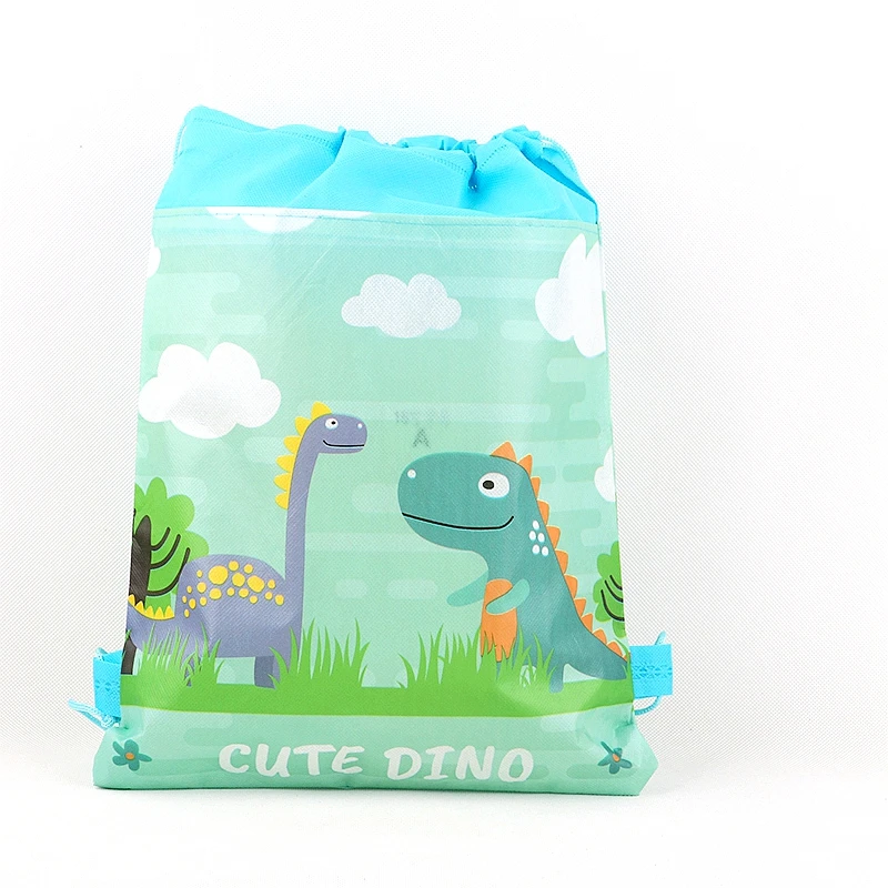 Volcano Dinosaur Tableware Set Kids Birthday Baby Shower Cartoon Kids' Party Decor Favor Supplies - Цвет: Draw pocket 1pc
