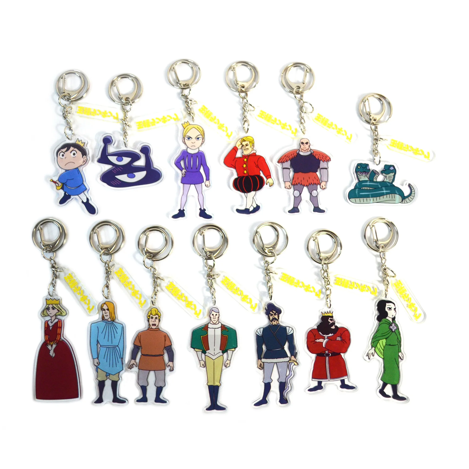 

Акриловый брелок для ключей King, современный классический аксессуар с подвеской для карт, погги, поклонников, Подарочная коллекция