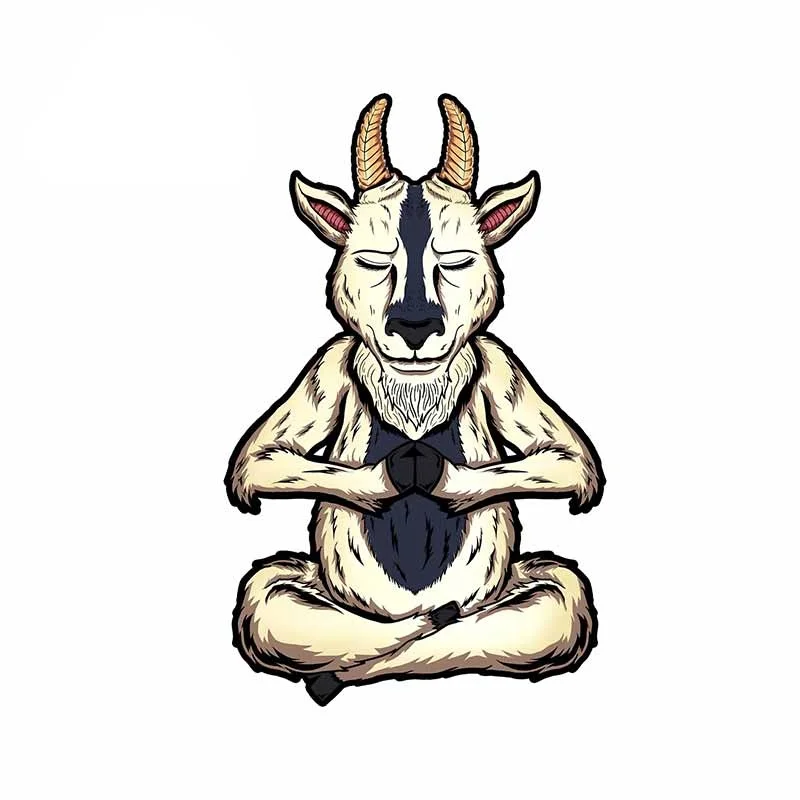 Забавный для козы йоги животных дизайна наклейка сноуборда водонепроницаемый