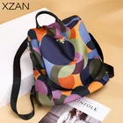 Модные женские рюкзаки с защитой от кражи от известного бренда, высококачественный водонепроницаемый рюкзак из ткани Оксфорд для мужчин с двойным плечевым ремнем, женская сумка