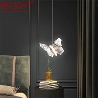 86light nordic butterfly chandelier lamps fixtures contemporary pendant lights home led for bedroom