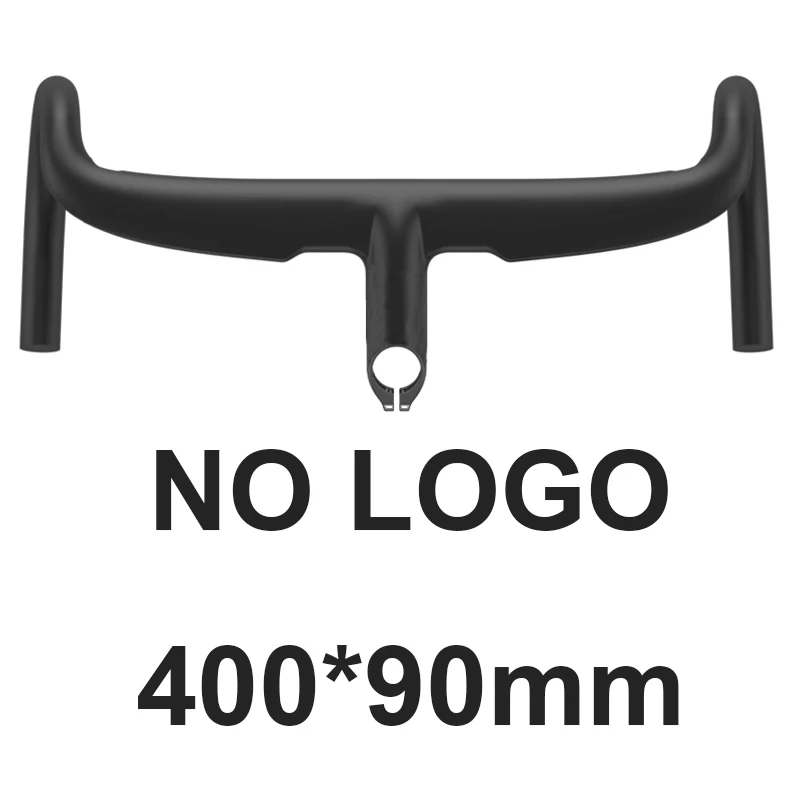 NO LOGO 400X90mm AERONOVA велосипедный интегрированный ручки углеродный руль для шоссейного велосипеда Руль 28,6 мм гоночный велосипед руль 400/420/440 мм - Цвет: NO LOGO 400X90mm