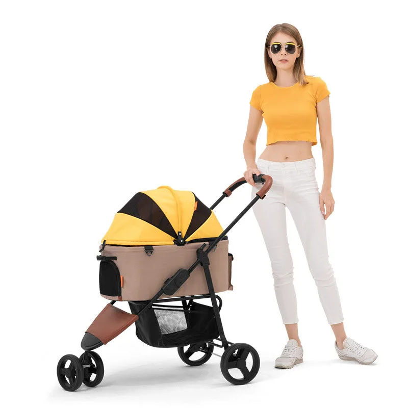 

Сплит-сумка для автомобиля, складная универсальная тележка для собак и кошек