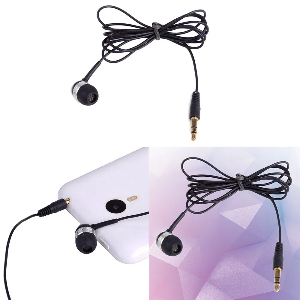 Односторонние моно наушники 3 5 мм вкладыши гарнитура для телефона Mp3 рации