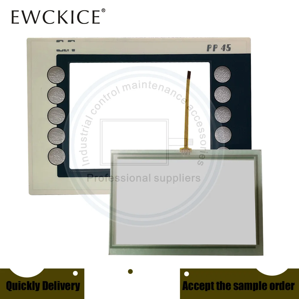 NEW 4PP045.0571-042 4PP045.0571 042  HMI PLC Touch screen AND Front label Touch panel AND Frontlabel
