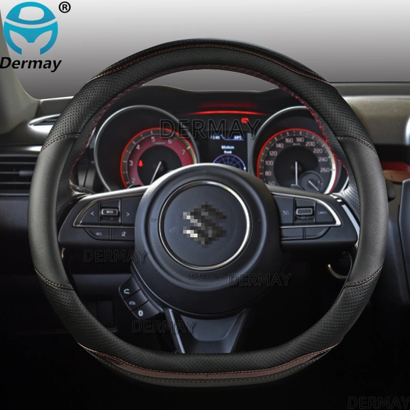 чехол на руль Для Suzuki Swift Sport 2017 2018 2019 2020 2021 оплетка искусственная кожа из