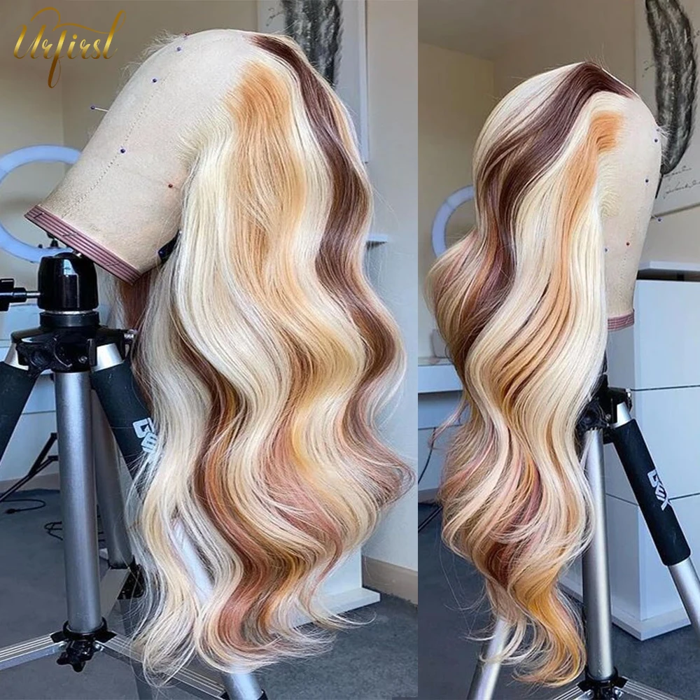 

Honey Blonde Brown Lace Front Human Hair Wigs Body Wave 613 Lace Frontal Wig Human Hair Wigs For Women Body Wave Lace Front Wig