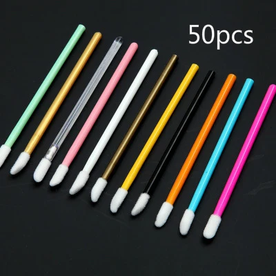 Щеточки одноразовые для нанесения туши на ресницы палочки губ набор кисточек