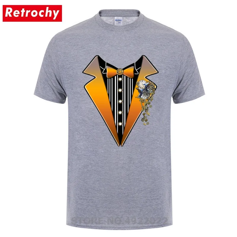 Новое поступление смокинг для хипстера Дизайнерская мужская футболка забавные