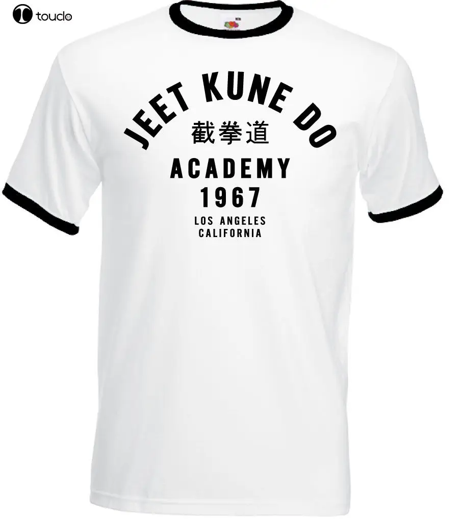 

Jeet Kune Do Academy Mens Martial Arter T-Shirt Bruce Lee Gymer 2019 Hot Sale Summer Casual Man Good Quality Cheap Shirt Online